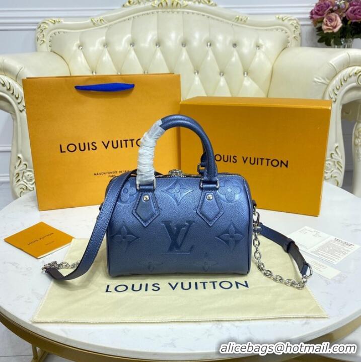 New Classic Louis Vuitton SPEEDY BANDOULIERE 20 M58953 blue