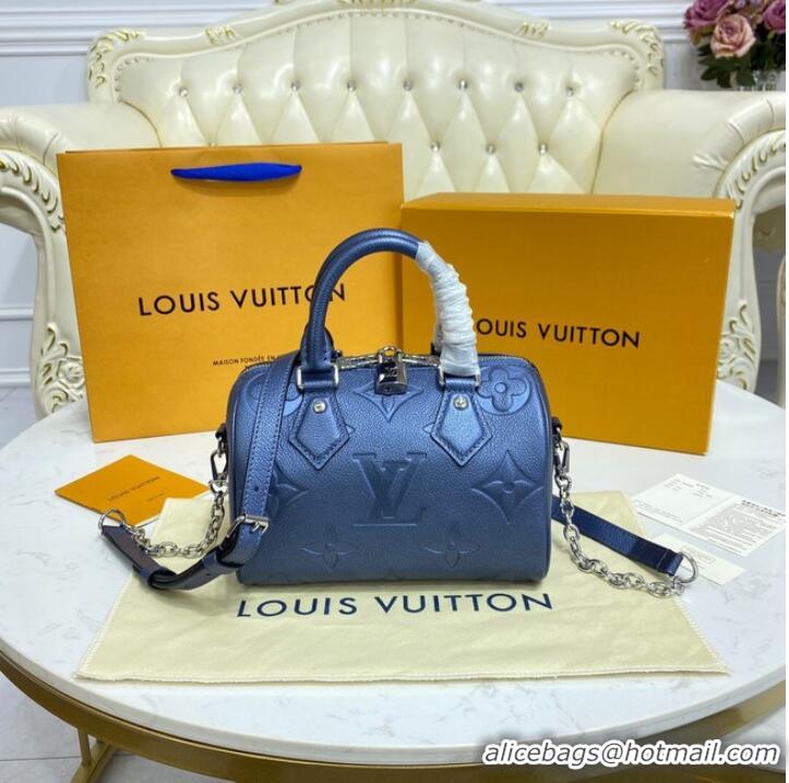 New Classic Louis Vuitton SPEEDY BANDOULIERE 20 M58953 blue