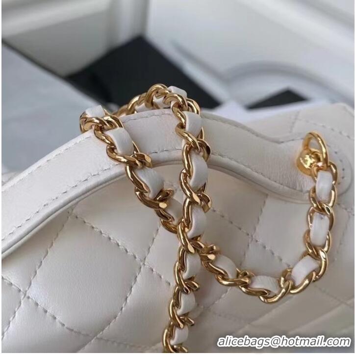 Buy Discount Chanel leather Shoulder Bag AS2796 white