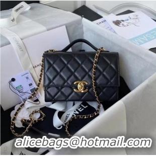 Trendy Design Chanel leather Shoulder Bag AS2796 black