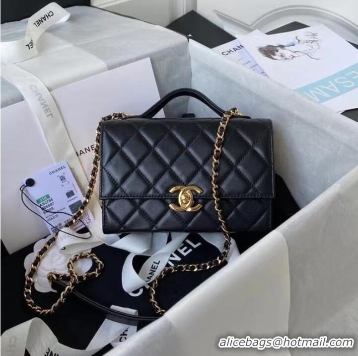 Trendy Design Chanel leather Shoulder Bag AS2796 black