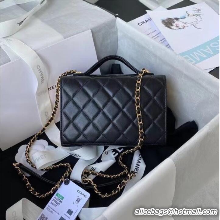 Trendy Design Chanel leather Shoulder Bag AS2796 black