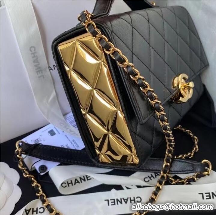 Trendy Design Chanel leather Shoulder Bag AS2796 black