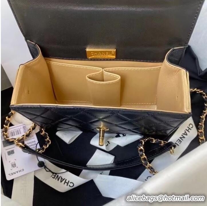 Trendy Design Chanel leather Shoulder Bag AS2796 black