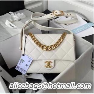 Buy Fashionable Chanel leather Shoulder Bag AS2842 white