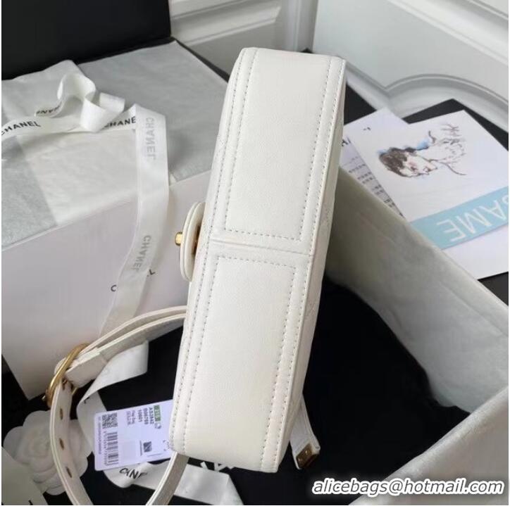 Buy Fashionable Chanel leather Shoulder Bag AS2842 white