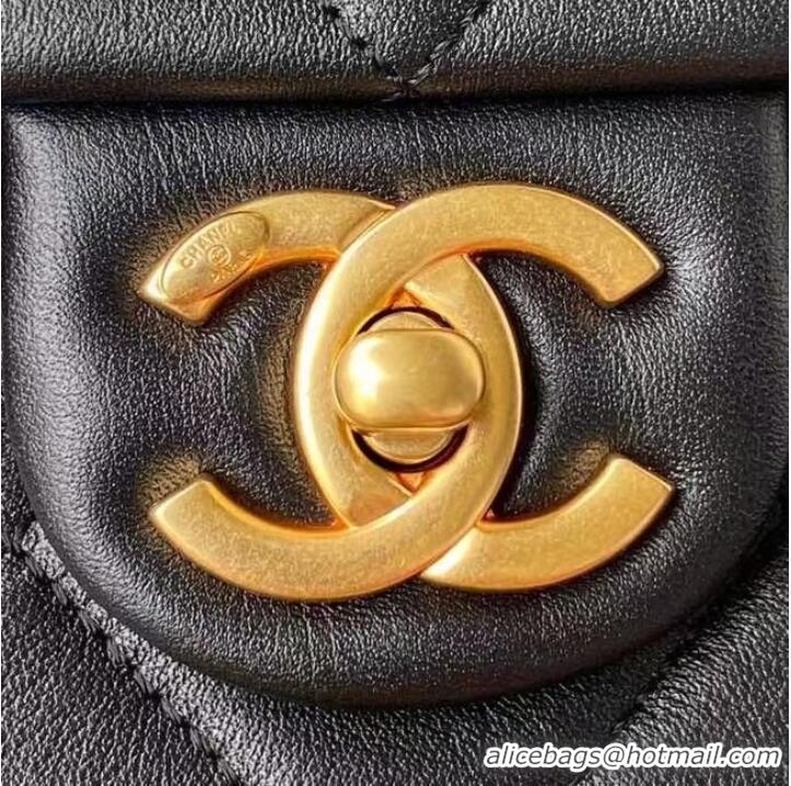 Super Quality Chanel leather Shoulder Bag AS2842 black