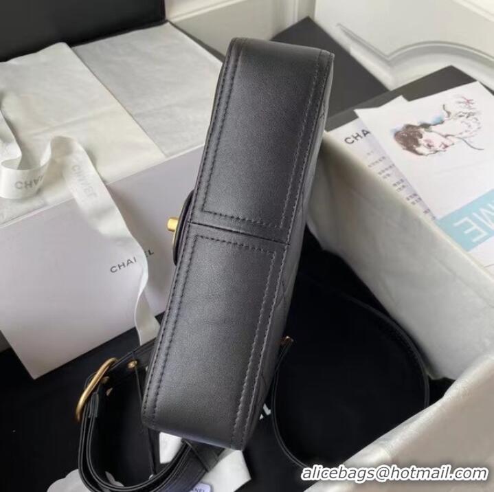 Super Quality Chanel leather Shoulder Bag AS2842 black