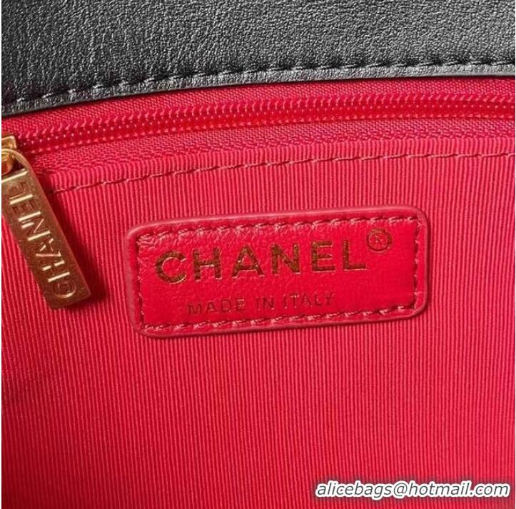 Super Quality Chanel leather Shoulder Bag AS2842 black