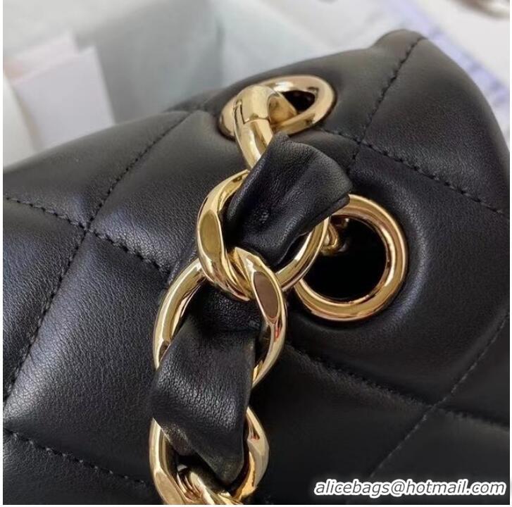 Unique Discount Chanel leather Shoulder Bag AS2798 black