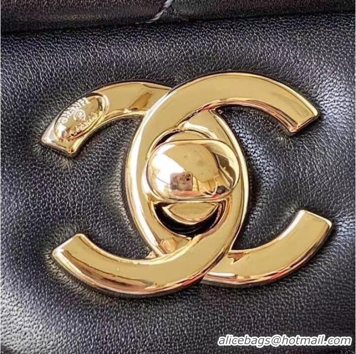 Unique Discount Chanel leather Shoulder Bag AS2798 black