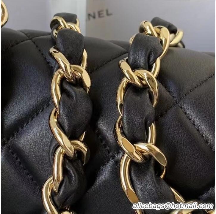 Unique Discount Chanel leather Shoulder Bag AS2798 black