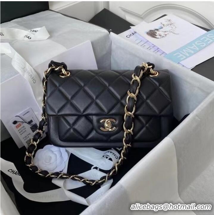 Unique Discount Chanel leather Shoulder Bag AS2798 black