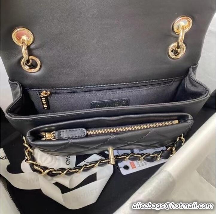 Unique Discount Chanel leather Shoulder Bag AS2798 black