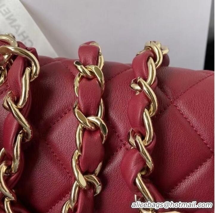 Classic Specials Chanel leather Shoulder Bag AS2798 red