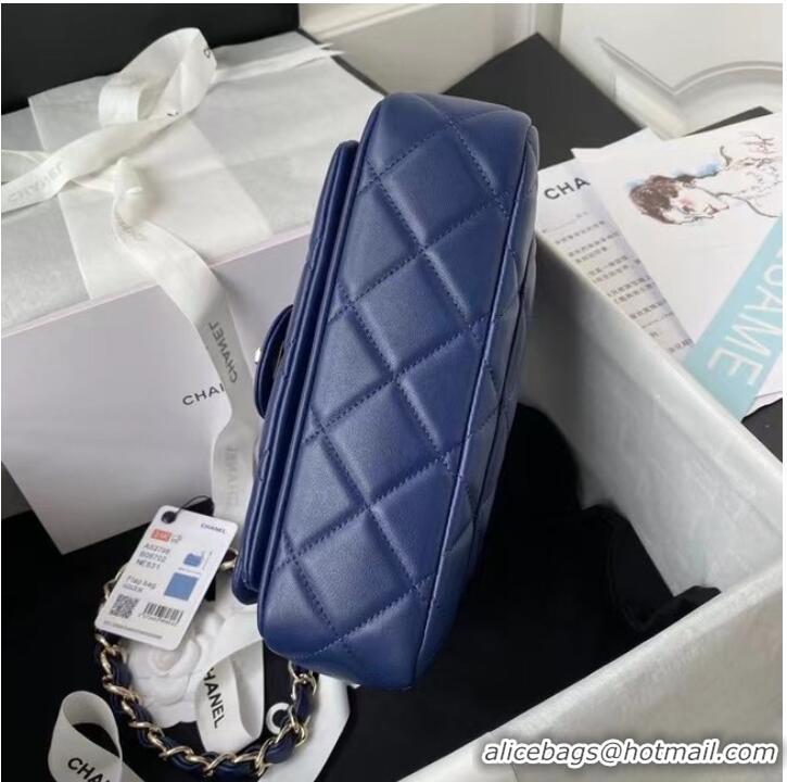 Fashion Wholesale Chanel leather Shoulder Bag AS2798 blue