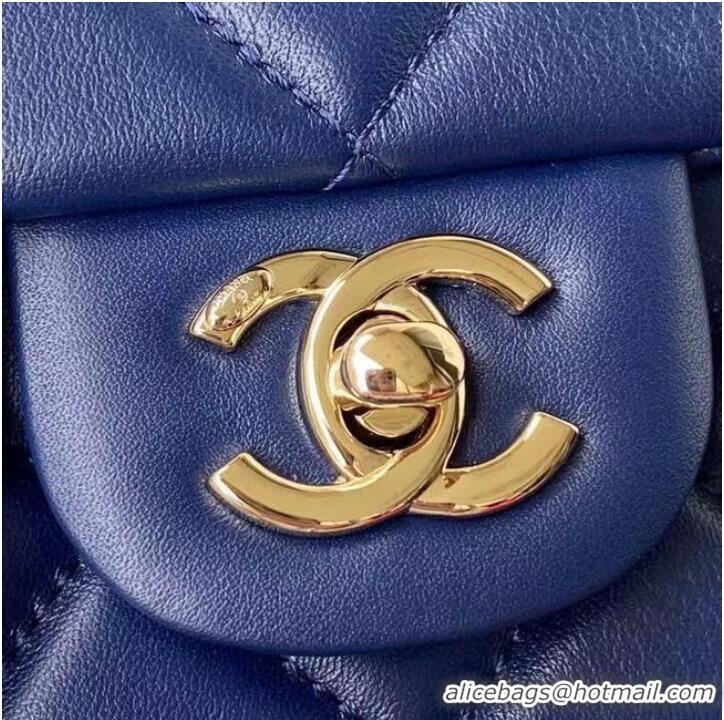 Fashion Wholesale Chanel leather Shoulder Bag AS2798 blue