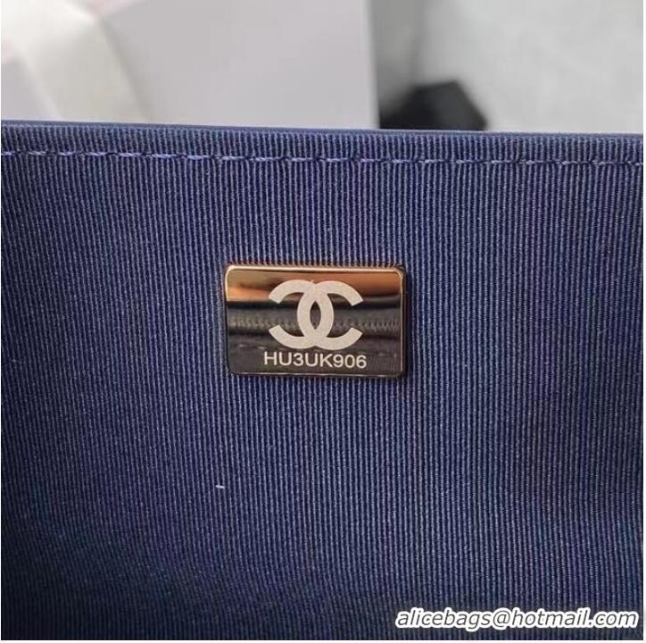 Fashion Wholesale Chanel leather Shoulder Bag AS2798 blue