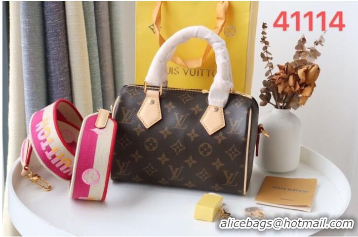 Well Crafted Louis Vuitton SPEEDY Monogram Canvas M41114 pink