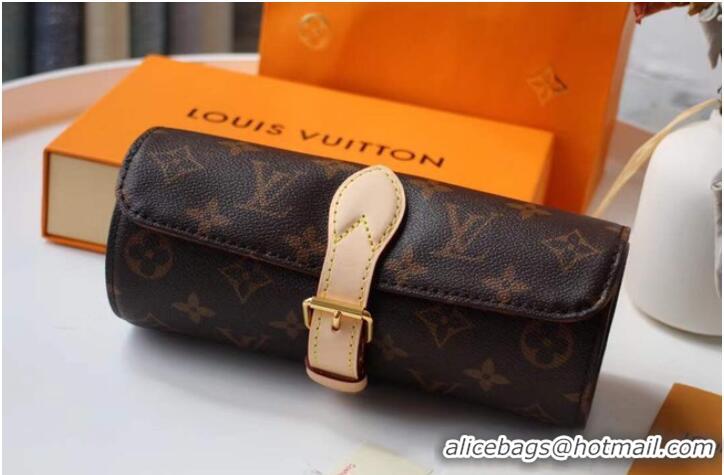 Inexpensive Louis Vuitton Monogram Canvas 3 Watch Case M47530-6