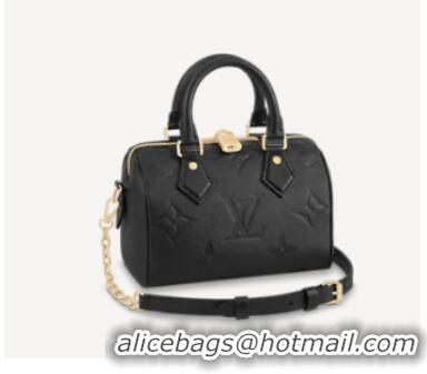 Shop Promotional Louis Vuitton Monogram Empreinte SPEEDY BANDOULIERE 20 M58953 black