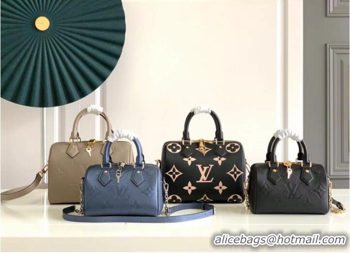 Shop Promotional Louis Vuitton Monogram Empreinte SPEEDY BANDOULIERE 20 M58953 black