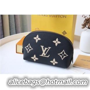 Grade Quality Louis Vuitton POCHETTE COSMETIQUE PM M59086 Black&Beige