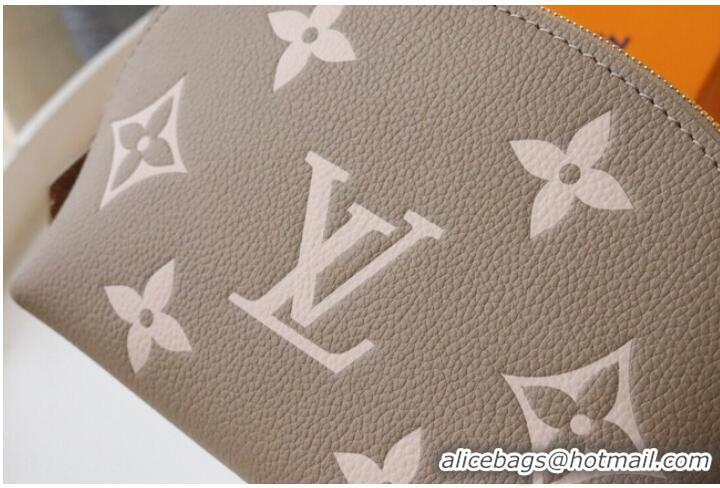 Well Crafted Louis Vuitton POCHETTE COSMETIQUE PM M59086 Dove Gray&Cream