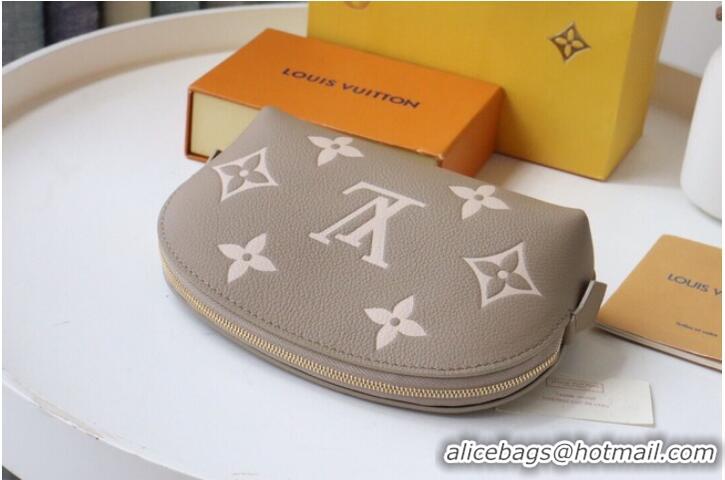 Well Crafted Louis Vuitton POCHETTE COSMETIQUE PM M59086 Dove Gray&Cream