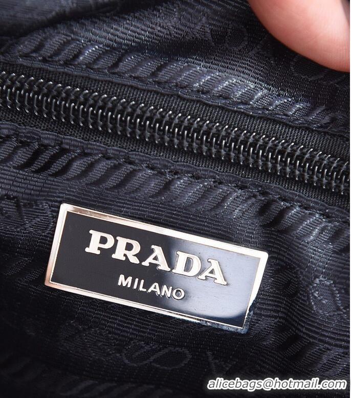 Well Crafted Prada Nylon Flap Messenger shoulder Bag PN1259 Black