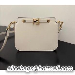 Youthful FENDI TOUCH leather bag 8BT349AHK2 white