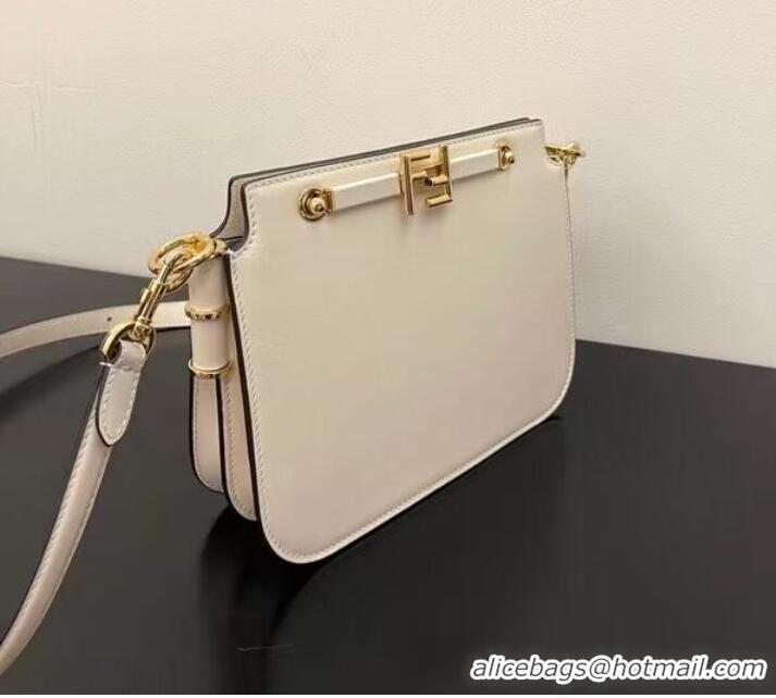 Youthful FENDI TOUCH leather bag 8BT349AHK2 white