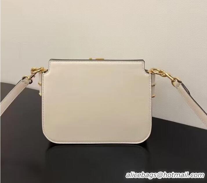 Youthful FENDI TOUCH leather bag 8BT349AHK2 white