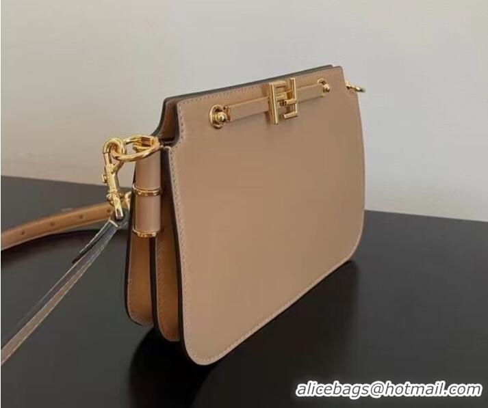 Elegant Promotional FENDI TOUCH leather bag 8BT349AHK2 Beige