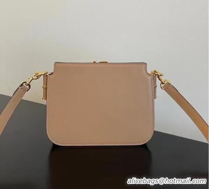 Elegant Promotional FENDI TOUCH leather bag 8BT349AHK2 Beige