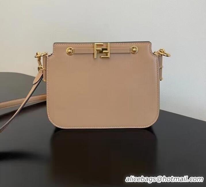 Elegant Promotional FENDI TOUCH leather bag 8BT349AHK2 Beige