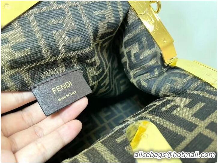 Buy Inexpensive FENDI FIRST MEDIUM leather bag 8BP127AB black