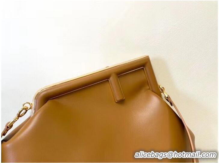 Popular Style FENDI FIRST MEDIUM leather bag 8BP127AB brown