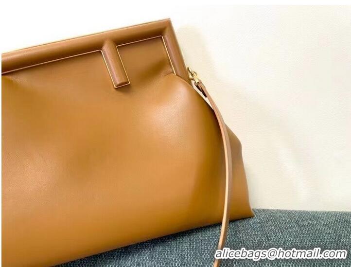 Popular Style FENDI FIRST MEDIUM leather bag 8BP127AB brown