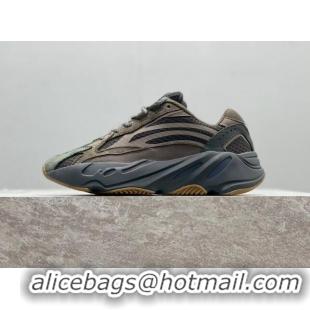 Good Product Adidas Yeezy 700V2 Sneakers AYV07 Dark Grey/Brown