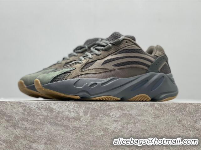 Good Product Adidas Yeezy 700V2 Sneakers AYV07 Dark Grey/Brown