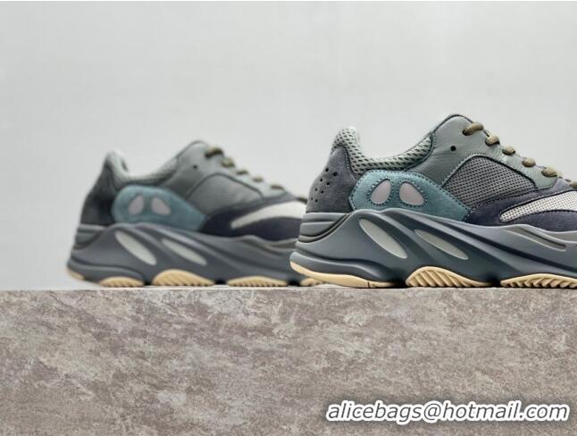 Fashion Adidas Yeezy 700V2 Sneakers AYV12 Blue/Deep Grey