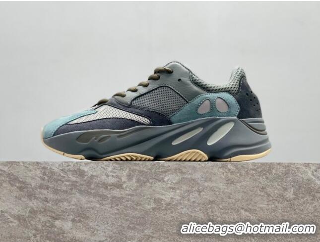 Fashion Adidas Yeezy 700V2 Sneakers AYV12 Blue/Deep Grey