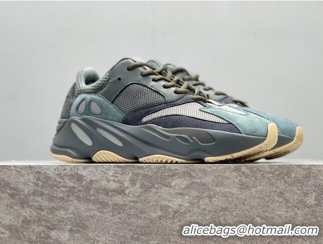 Fashion Adidas Yeezy 700V2 Sneakers AYV12 Blue/Deep Grey