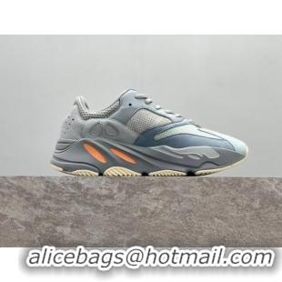 Famous Brand Adidas Yeezy 700V2 Sneakers AYV13 Light Grey/Blue/Orange