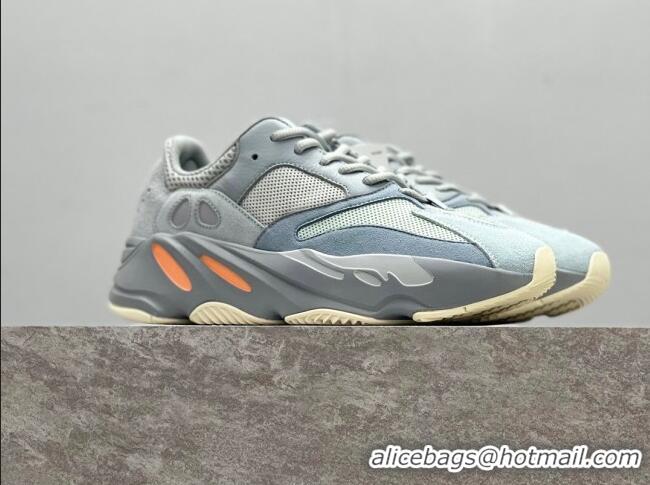 Famous Brand Adidas Yeezy 700V2 Sneakers AYV13 Light Grey/Blue/Orange