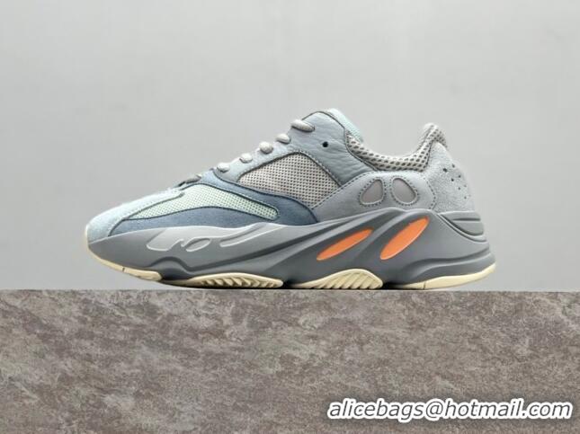 Famous Brand Adidas Yeezy 700V2 Sneakers AYV13 Light Grey/Blue/Orange