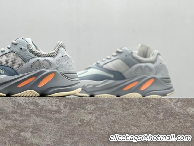 Famous Brand Adidas Yeezy 700V2 Sneakers AYV13 Light Grey/Blue/Orange