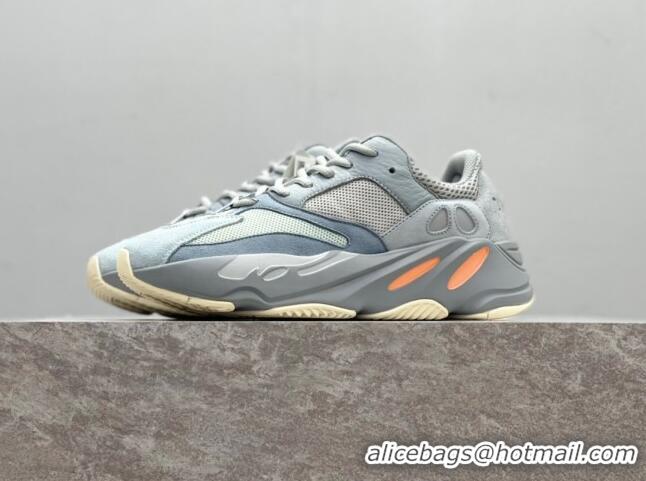 Famous Brand Adidas Yeezy 700V2 Sneakers AYV13 Light Grey/Blue/Orange