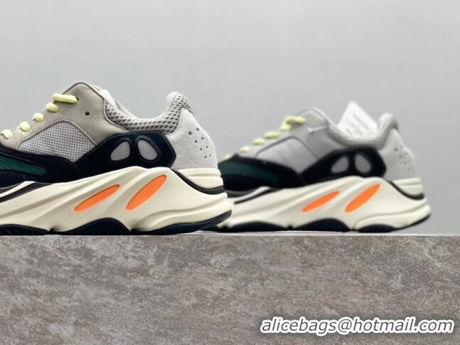 Top Quality Adidas Yeezy 700V2 Wave Solid Sneakers AYV18 Grey/Green/Black